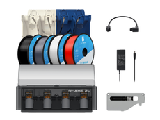 Bambu Lab AMS 2 Pro with MH Build Filament 4-Pack, Buffer Kit, and Hydra Adapter