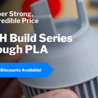 Black MH Build Series Tough PLA Filament - 1.75mm (1kg)