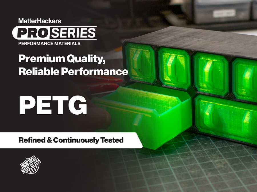 Translucent Red PRO Series PETG Filament - 2.85mm (1kg)