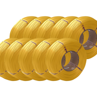 Bambu Lab Gold PLA Filament Refill 10 Pack - 1.75mm (1kg)