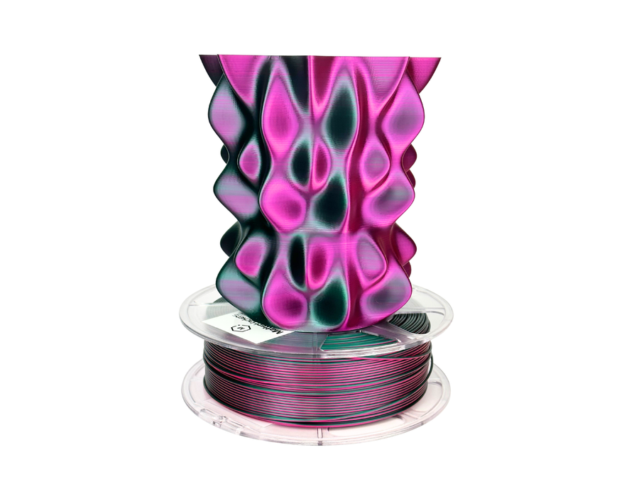 Fuchsia Green Silky MH Build Series Magic PLA Filament - 1.75mm (1kg)