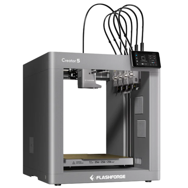 Flashforge Creator 5 4-Toolheads Multi-Color 3D Printer