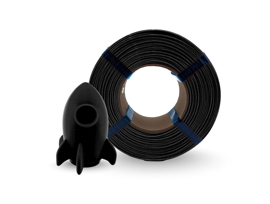 ThriftyMake Black PLA+ Filament Refill - 1.75mm (1kg) | MatterHackers
