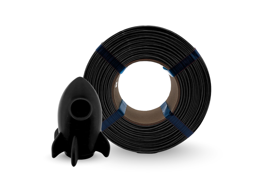 ThriftyMake Black PLA+ Filament Refill - 1.75mm (1kg) | MatterHackers