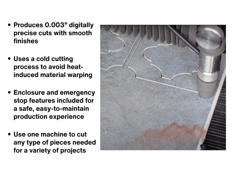 WAZER Desktop Waterjet Cutting Machine