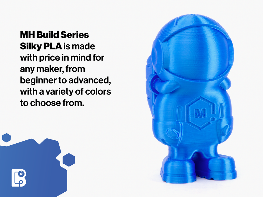Silky Rose Gold MH Build Series PLA Filament - 1.75mm (1kg)