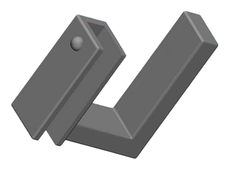 3D Printed Low-Germ Exposure Door Handle Adapter