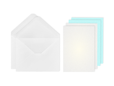 Bambu Pearlescent White Greeting Card Set (2pcs)