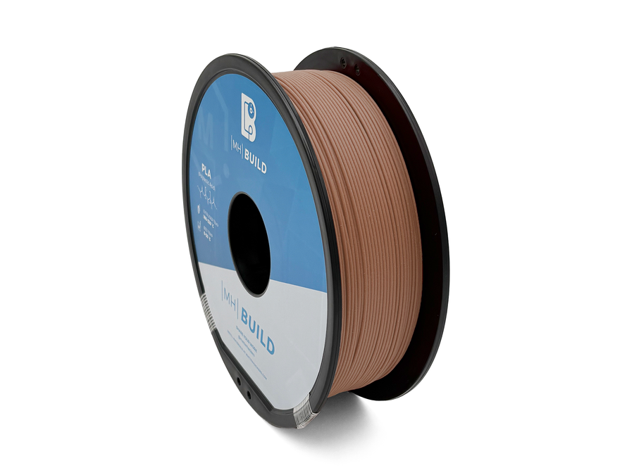 Wood Brown MH Build Series Matte PLA Filament - 1.75mm (1kg)
