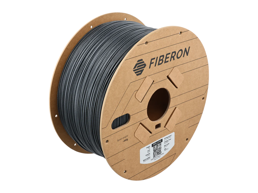 PolyMaker Fiberon PPS-CF10 Black PPS Filament - 1.75mm (3kg