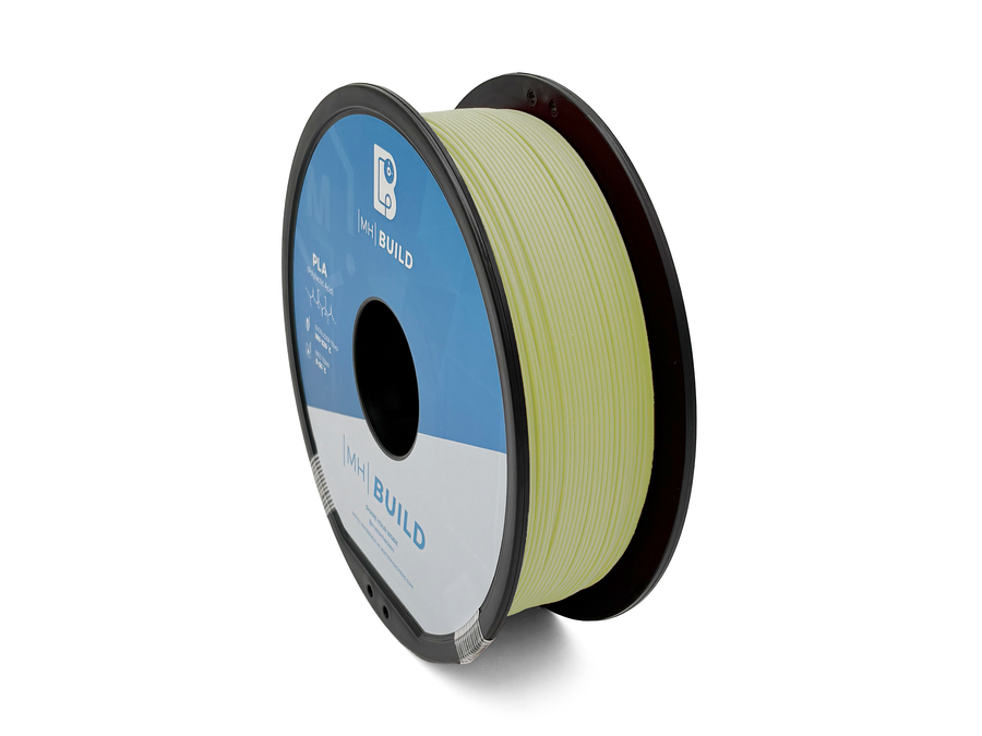 Light Yellow MH Build Series Matte PLA Filament - 1.75mm (1kg)