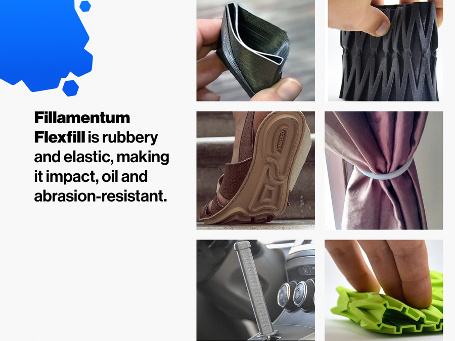 Fillamentum Sky Blue Flexfill TPU 92A Filament - 2.85mm (0.5kg)