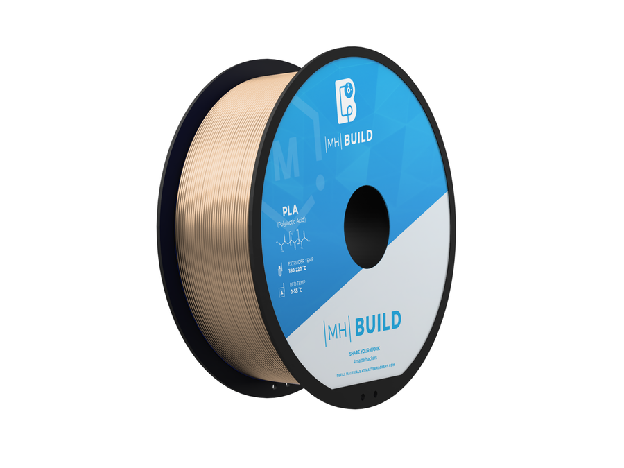 Tan MH Build Series PLA Filament - 1.75mm (1kg)