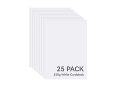 Bambu 250g Cardstock - White (25pcs)