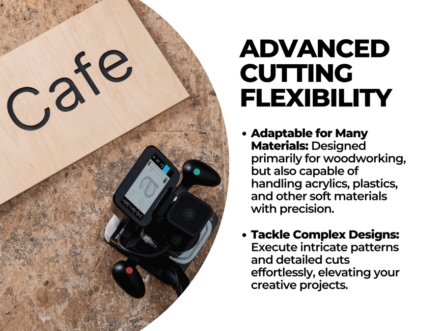 Shaper Origin Hand-Held CNC Router with Shaper Plate and Workstation