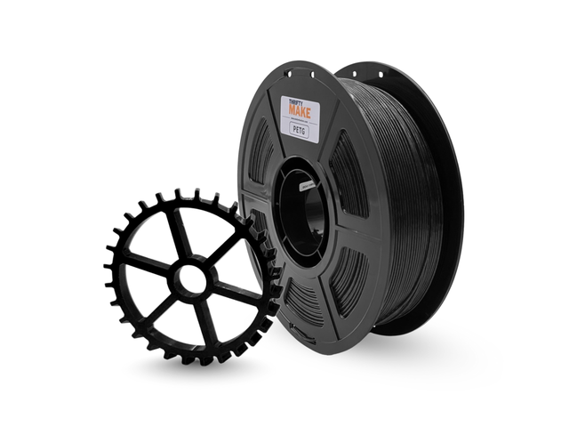 ThriftyMake Black PETG Filament Refill - 1.75mm (1kg) | MatterHackers