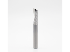 MatterHackers Single O Flute Upcut End Mill - 1/4 D x 3/4 CH x 1/4 SHK - Plastic Cutting