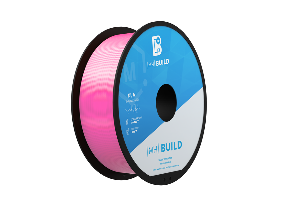 Silky Pink MH Build Series PLA Filament - 1.75mm (1kg)