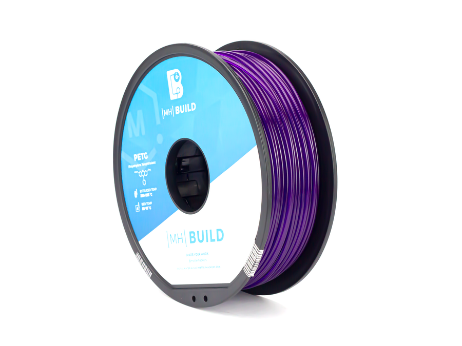 Translucent Purple MH Build Series PETG Filament - 1.75mm (1kg)