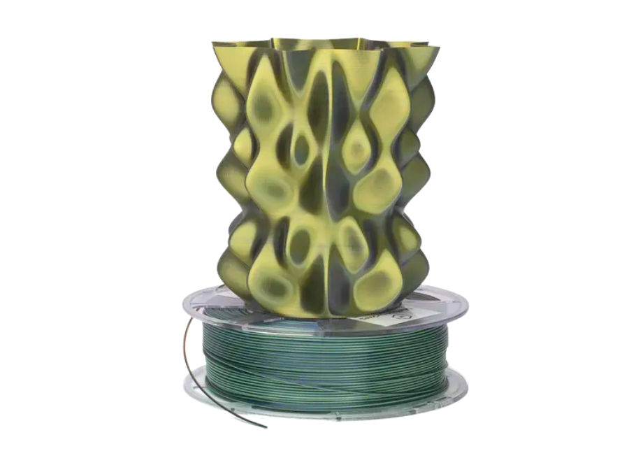 Gold Green Black Silky MH Build Series Magic PLA Filament - 1.75mm (1kg)