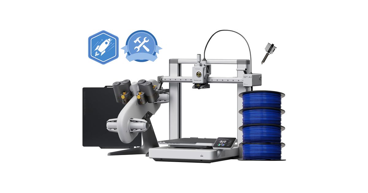 Bambu Lab A1 Combo - EDU Bundle - The Works | MatterHackers