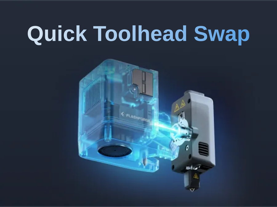 Flashforge Creator 5 4-Toolheads Multi-Color 3D Printer