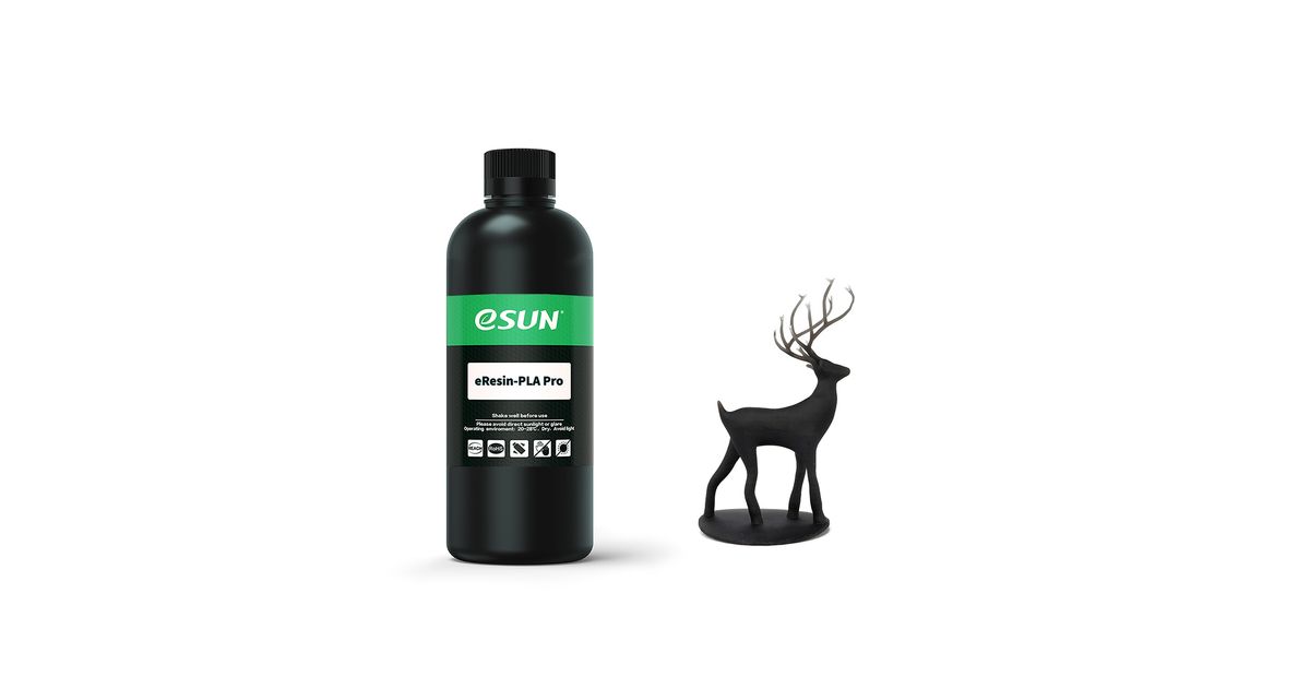 eSUN Black High Precision PLA PRO Photopolymer 3D Printing Resin - LCD ...