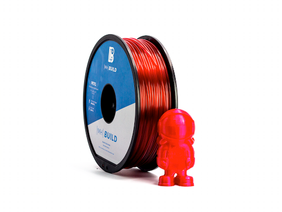 Translucent Red MH Build Series PETG Filament - 2.85mm (1kg)