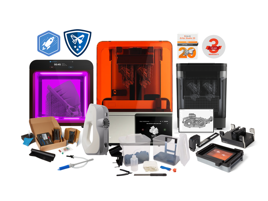 Formlabs Form 4L + Artec Spider II Reverse Engineering Bundle