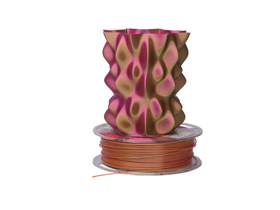 Gold Red Green Silky MH Build Series Magic PLA Filament - 1.75mm (1kg)