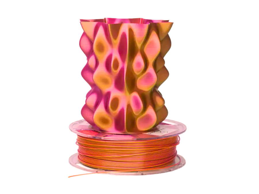 Gold Red Green Silky MH Build Series Magic PLA Filament - 1.75mm (1kg)