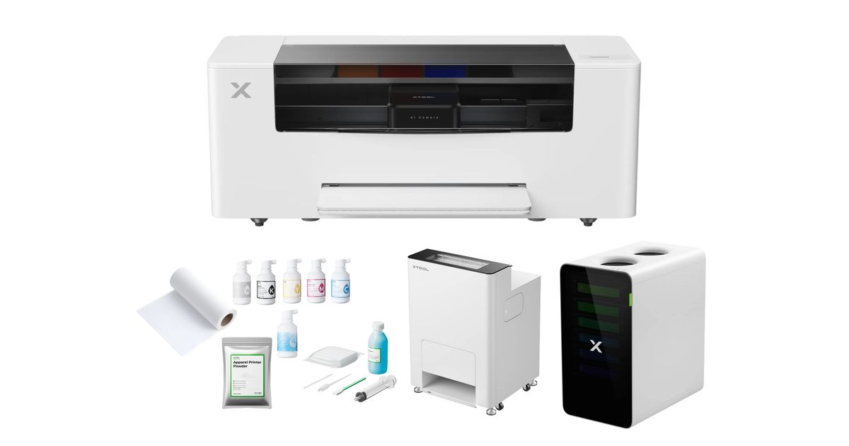 xTool Apparel Printer All-in-One Bundle | MatterHackers