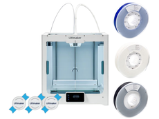 Ultimaker S5 + UltiMakerCare Plan - 3 Years + Beginner PLA Filament Bundle