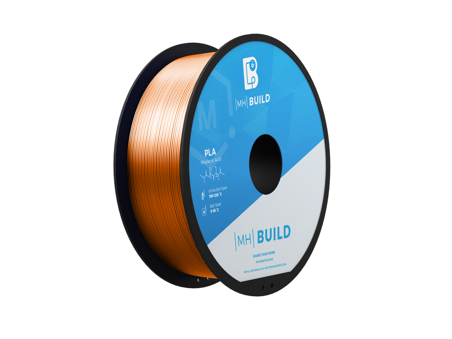Silky Copper MH Build Series PLA Filament - 1.75mm (1kg)
