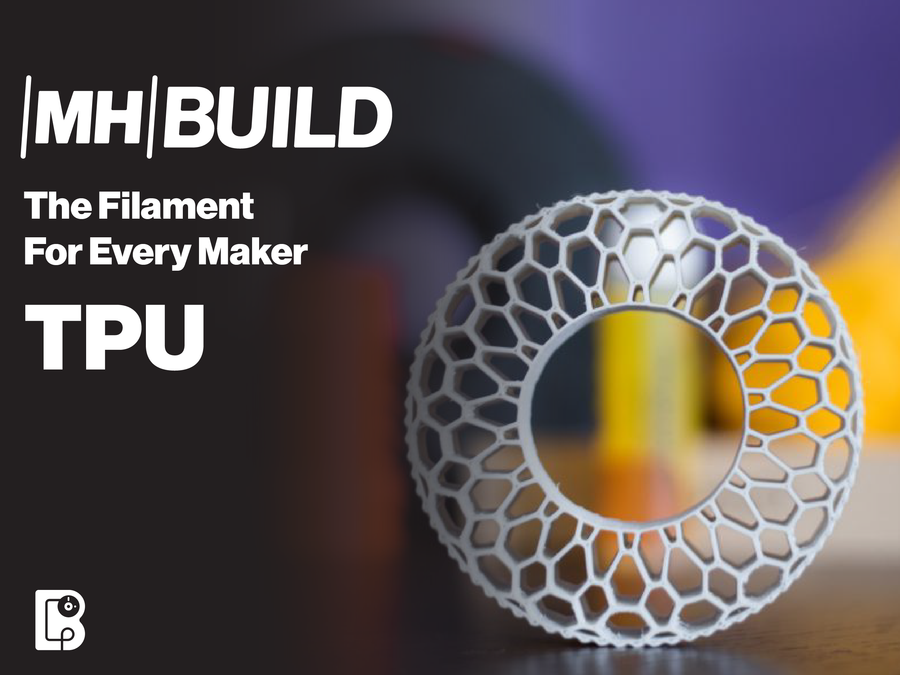 Translucent Green MH Build Series TPU Flexible Filament - 1.75mm (1kg)