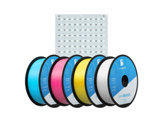 Bambu Lab CMYK LED Backlight Board with MatterHackers MH Build PLA