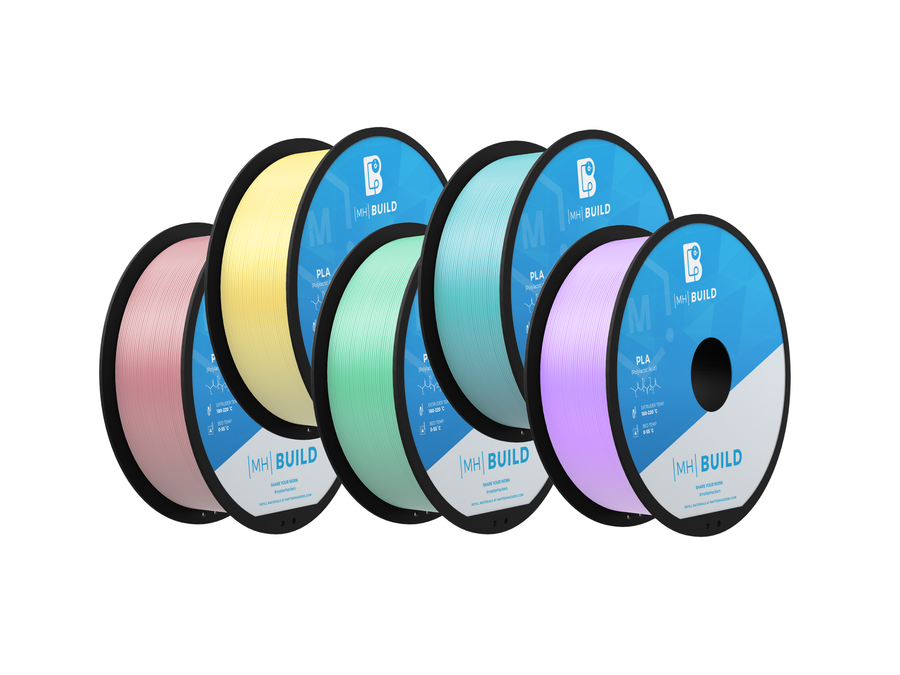 MH Build Series Easter PLA Filament Bundle - 1.75mm (3 Pack)