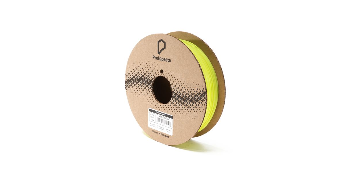 Protopasta Fluorescent Yellow HTPLA Filament - 1.75mm (0.5kg