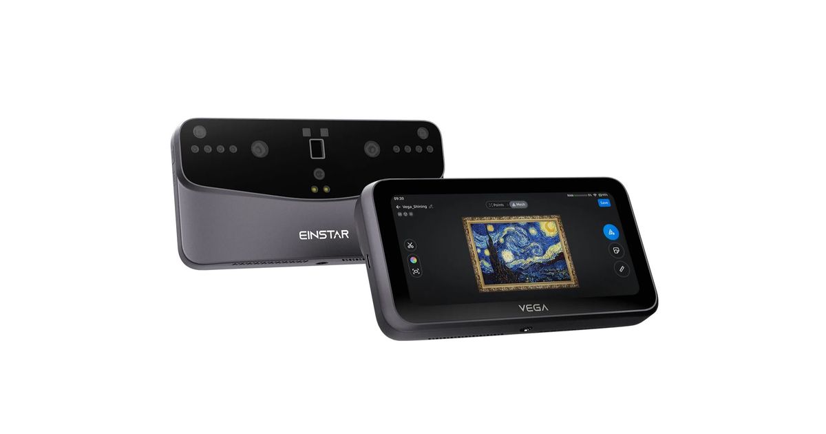 Einstar Vega Wireless Handheld 3D Scanner | MatterHackers