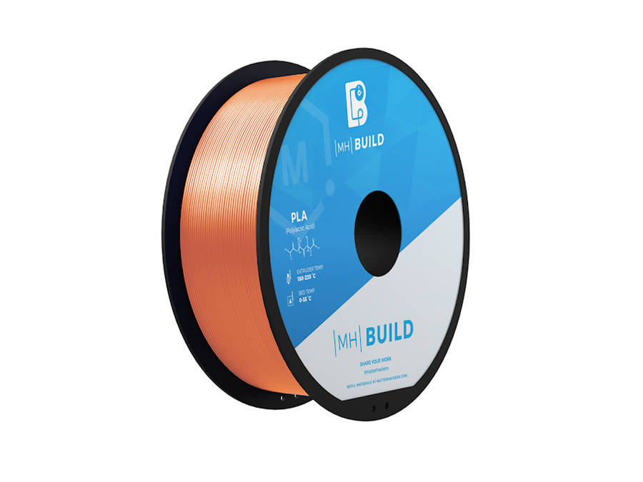 Silky Rose Gold MH Build Series PLA Filament - 1.75mm (1kg)
