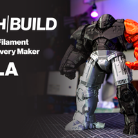 Light Blue MH Build Series PLA Filament - 1.75mm (1kg)