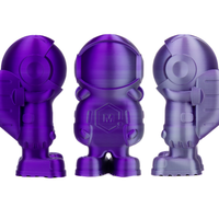 Silver Purple MatterHackers Quantum PLA Filament - 1.75mm (0.75kg)