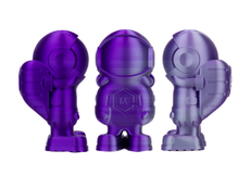 Silver Purple MatterHackers Quantum PLA Filament - 1.75mm (0.75kg)