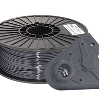 Jet Gray PRO Series PLA Filament - 1.75mm (1kg)