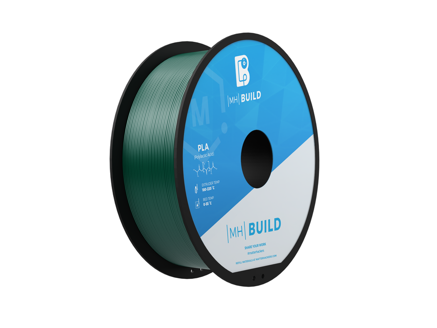 Green MH Build Series PLA Filament - 1.75mm (1kg)