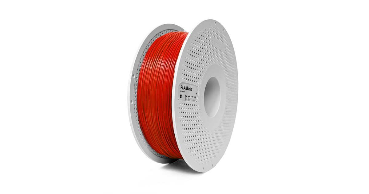 Bambu Lab Red PLA Filament - 1.75mm (1kg) | MatterHackers