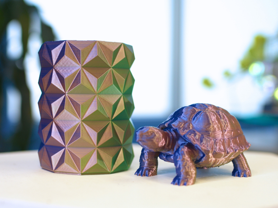 Copper Purple Green Silky MH Build Series Magic PLA Filament - 1.75mm (1kg)