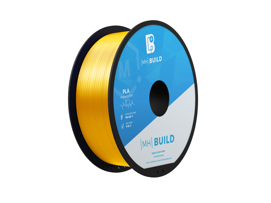 Silky Gold MH Build Series PLA Filament - 2.85mm (1kg)