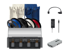 Bambu Lab AMS 2 Pro with ThriftyMake Filament 4-Pack, AMS Hub Kit, and Hydra Adapter