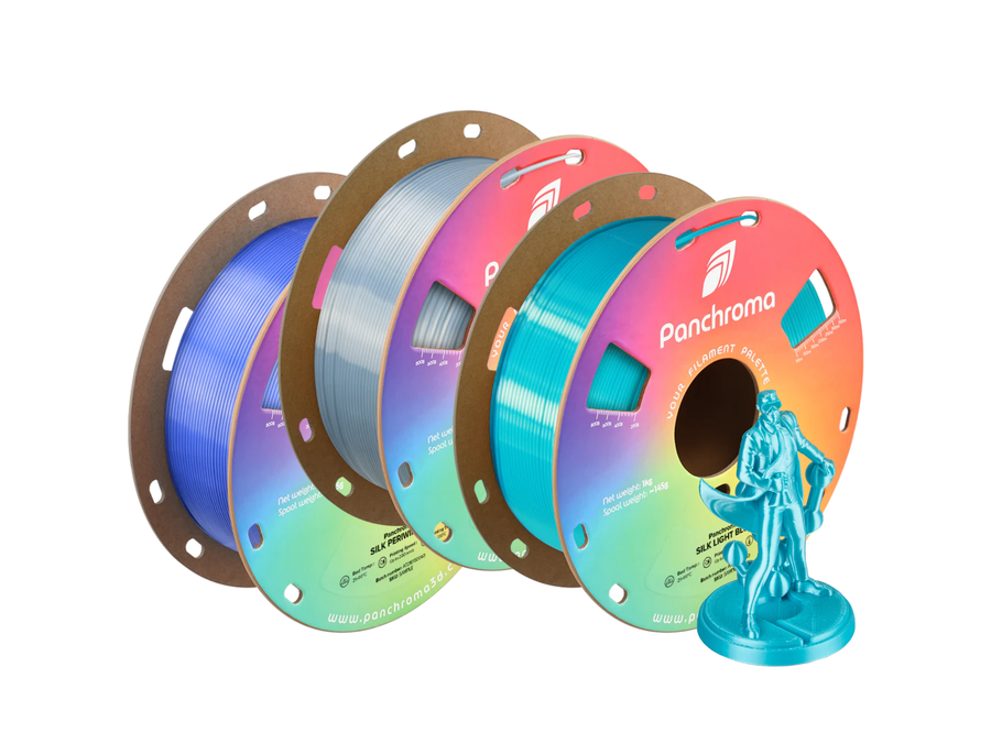 PolyMaker Panchroma Silk Yellow PLA Filament - 1.75mm (1kg)